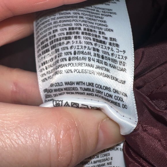 NWT VANS MAROON LIGHT FOUNDRY PUFFER JACKET MTE WOMENS XS VERY SOFT! - Picture 13 of 15